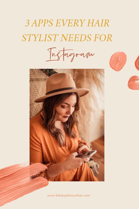 Apps For Hairstylists, Hair Stylist Instagram Handles, Instagram Posts For Hairstylists, Hair Stylist Marketing Ideas, Hair Stylist Instagram Bio, Becoming A Hairstylist, Social Media Hair Stylist, Hairstylist Instagram Aesthetic, Hair Stylist Instagram Name Ideas