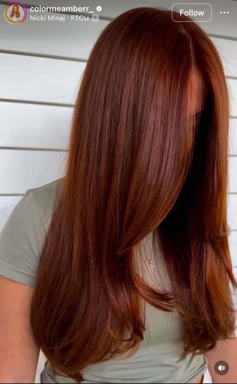 Copper Ginger, Cabello Hair, Red Hair Inspo, Wine Hair, Mi Life, Ginger Hair Color, Hair Color Auburn, Copper Hair Color, Long Red Hair