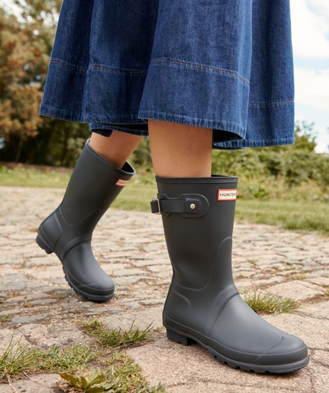 Women – Hunter Boots UK Short Hunter Rain Boots, Hunter Short Rain Boots, Coral Boots, Hunter Womens Short Rain Boots, Hunter Boots Short, Womens Hunter Boots, Rubber Rain Boots Hunter Boots, Waterproof Ankle-high Rain Boots For Outdoor, Black Rain Boots