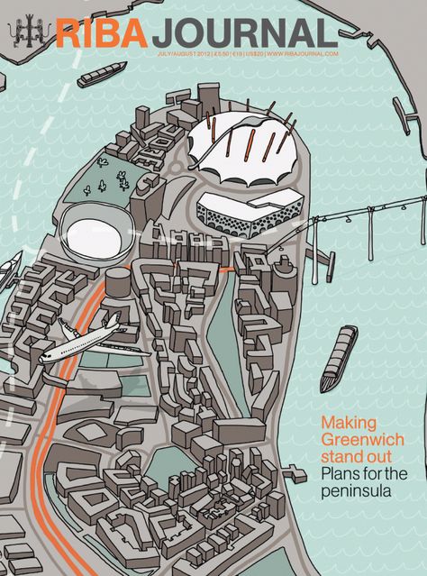 Greenwich Peninsula map for RIBA by Laura Barnard, via Behance Greenwich Peninsula, Illustrated Maps, Hello Magazine, Typography Hand Drawn, Country Living Magazine, London Photos, Illustrated Map, Creative Inspiration, Artist Inspiration