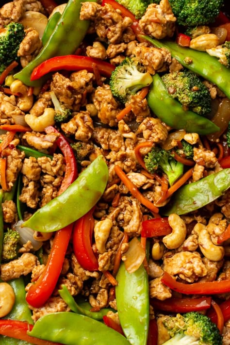 Ground Chicken Stir Fry, Chicken Stir Fry Recipe, Stir Fry Recipes Chicken, Pork Stir Fry, Ground Chicken Recipes, Stir Fry Recipe, Fry Recipes, Chicken Stir Fry, Quick Weeknight Meals