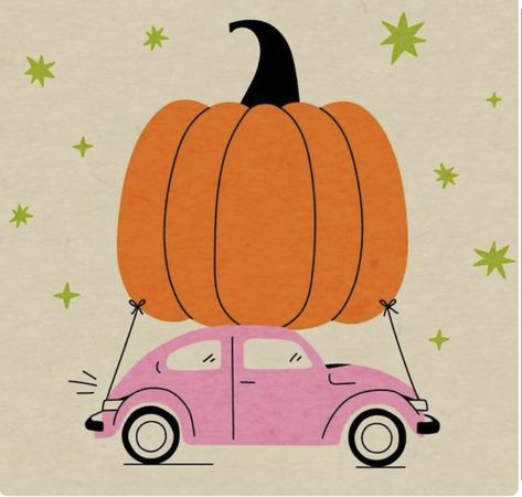 Fall Vector Illustrations, Cute Pumpkin Illustration, Christmas Illustration Drawing, Pumpkin Illustration Autumn, Happy Halloween Illustration, October Illustration, Cute Halloween Designs, Fall Digital Art, Pumpkin Drawing Ideas