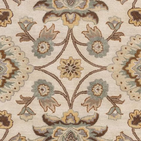 Birch Lane™ Heritage Phoebe Floral Handmade Tufted Wool Beige Area Rug & Reviews | Wayfair Tile Furniture, Faux Tree, Kitchen Mirror, Hand Tufted Rugs, Art Furniture, Rich Textures, Beige Area Rugs, Rug Material, Indoor Area Rugs