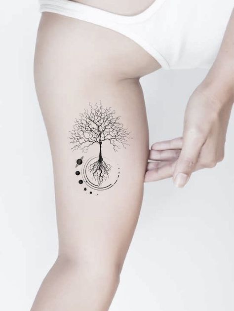 Geometric Tattoo Tree Of Life, Creative Date Tattoos, Life Of Tree Tattoo, Wales Tattoo, Life Tree Tattoo, Tree Of Life Tattoo Feminine, Tree Of Life Tattoo Design, Geometric Tattoo Tree, Half Sleeve Tattoos Sketches