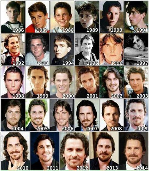 Evolution of Christian Bale Chris Bale, Batman Christian Bale, Jack Kelly, 90s Actors, First Ladies, Celebrities Then And Now, Young Celebrities, Like Fine Wine, Newsies