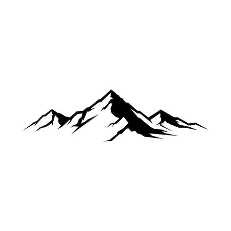 Mountain Illustration Art, Mountain Vector, Hill Logo, Mountain Silhouette, Mountain Illustration, Logo Idea, Linocut Art, Vector Background Pattern, Free Business Card Mockup