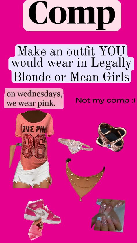 Here's my fit if I was in Mean Girls! @memorell0314 's comp! It's totally giving! #Meangirls #blackgirlfit #compentry #outfit #fit Mean Girls Aesthetic Outfits, Mean Girls Halloween Costumes, Mean Girls Halloween, Mean Girls Aesthetic, Fashion Dictionary, Girls Halloween, Legally Blonde, Halloween Costumes For Girls, Mean Girls