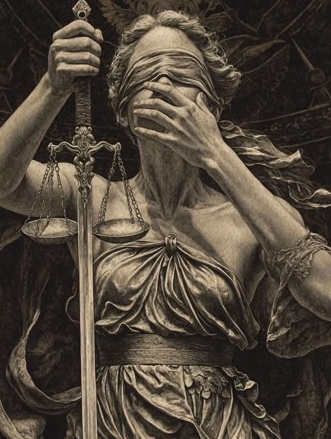 , #Media, #Graphics, #AD, #AI Goddess Of Justice Aesthetic, Justice Aesthetic Dark, Injustice Aesthetic, Lady Justice Logo, Lady Justice Aesthetic, Lady Justice Wallpaper, Powerful Images Inspiration, Powerful Woman Drawing, Greek Art Drawing