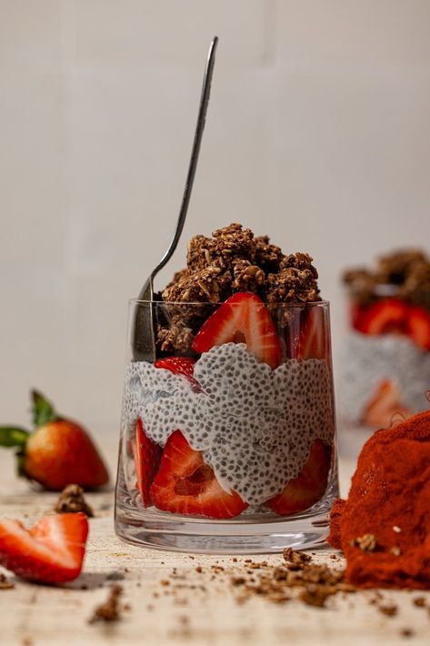 Strawberry Coconut Chia Seed Pudding | Orchids + Sweet Tea Christmas Chia Pudding, Chia Seed Tea Recipes, Chia Seed Tea, Strawberry Chia Seed Pudding, Chia Seed Health Benefits, Coconut Chia Seed, Coconut Chia Seed Pudding, Chia Puddings, Chia Seed Pudding Recipe