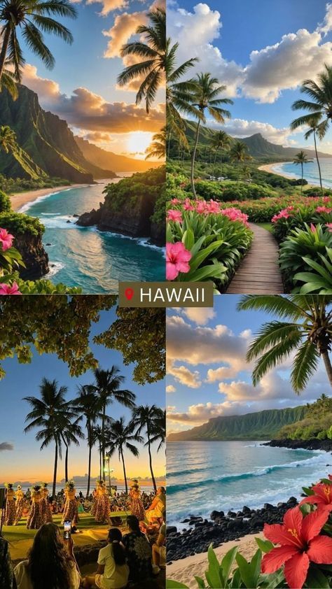 Places To Visit With Friends, Hawaii Travel Aesthetic, World Travel Bucket List, Hawaii Vision Board, Vacation Vision Board, Hawaii City, Travel To Hawaii, Australia Aesthetic, Hawaii Lifestyle