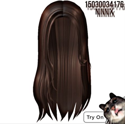 Brown Hair Codes For Berry Ave Ponytail, Berry Avenue Code Hair, Bloxburg Brown Hair, Berry Avenue Brown Hair, Roblox Hair Codes Brown, Bloxburg Brown Hair Codes, Roblox Brown Hair Codes, Brown Hair Codes, Brown Hair Roblox Id