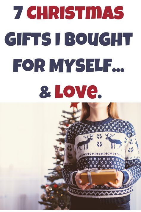 7 Christmas Gifts I Bought for MYSELF Gift Ideas For Myself, Gifts For Myself, Gift For Myself, Easy Homemade Christmas Gifts, So Weird, Chrismas Gifts, Family Ideas, Picture Gifts, Great Gifts For Women