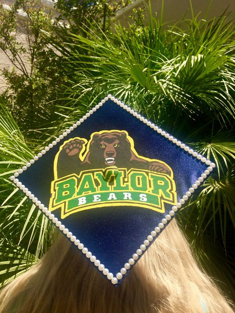 Berkeley Cap Decoration, Baylor Grad Cap, Baylor Grad Party, Uf Grad Cap, Baylor University Aesthetic, College Vibes, Senior Year Fun, College Vision Board, University Graduation