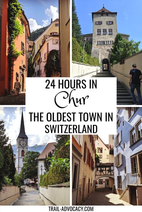 Chur: 24 Hours in the Oldest Town in Switzerland - Trail Advocacy Glacier Express Switzerland, Chur Switzerland, Glacier Express, Switzerland Itinerary, Switzerland Vacation, Chur, Zurich Switzerland, European Destinations, Switzerland Travel