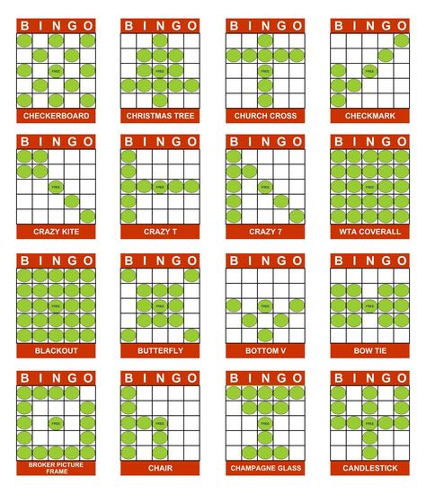 Bingo Game Patterns - 12 Free PDF Printables | Printablee Bingo Patterns Free Printable, Printable Christmas Bingo Cards, Bingo Ideas, Bingo Patterns, Bingo Casino, Summer Bingo, Free Printable Bingo Cards, Bingo Online, Free Bingo Cards