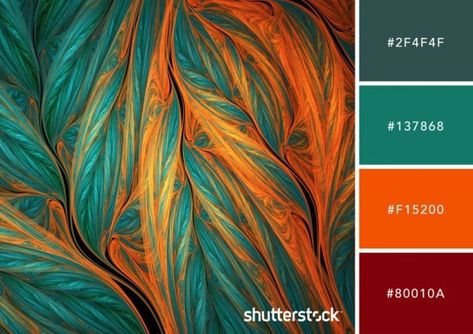 Red Orange Teal Color Scheme, Orange And Teal Colour Palette, Glowing Color Palette, Complentary Colors, Teal Blue Color Combinations, Orange Combination Color, Teal Orange Color Palette, Orange Teal Color Palette, Teal Color Combinations