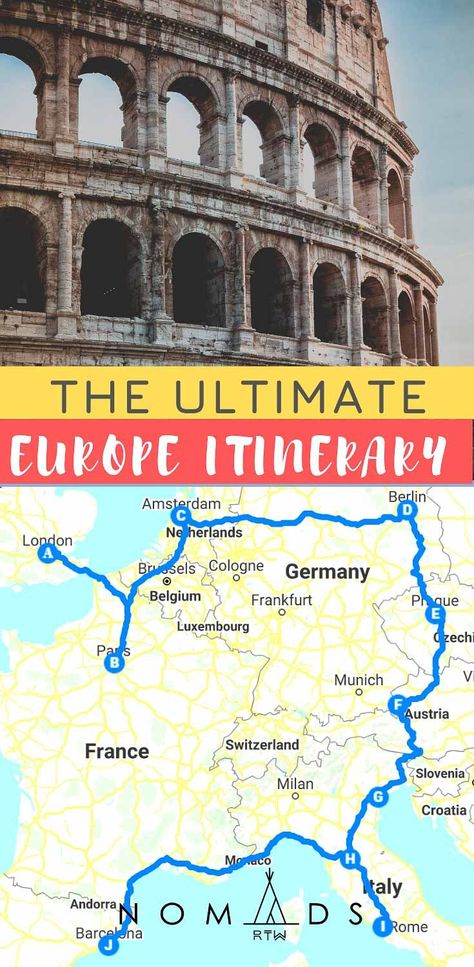 Europe By Train, Europe Itinerary, Backpacking Destinations, Europe Train Travel, European Itineraries, Europe Train, Trip To Europe, Vacation Itinerary, Europe Trip Itinerary