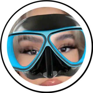 Blue Scuba Mask Lens by Eren - Snapchat Lenses and Filters Snapchat Faces, Scuba Mask, Snapchat Lenses, + Core + Aesthetic, Goggles, Eye Mask, Snapchat, Lenses, Mask