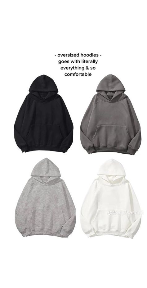 Fame Clothes, Hoddies Outfits, Basic Clothing, Fitness Wear Outfits, Oversized Hoodies, Fashion Top Outfits, Muslimah Fashion Outfits, Easy Trendy Outfits, Cute Comfy Outfits