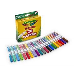 School Supplies For Teachers, Crayola Markers, Christmas Child, Operation Christmas, Crayola Crayons, Coloring Supplies, Washable Markers, Classroom Supplies, Coloring Markers