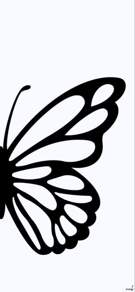 Butterfly Iphone Wallpaper, Butterfly Outline, Butterfly Stencil, Idee Cricut, Cricut Explore Projects, Butterfly Template, Silhouette Template, Bleach Art, Paper Flower Template