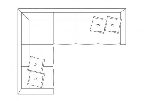 L-SHAPE SOFA TOP VIEW | FREE CADS Sofa Top View, L Couch, Architecture Symbols, Sofa Drawing, Sofa Layout, L Sofas, Shape Sofa, L Shape Sofa, Shaped Sofa