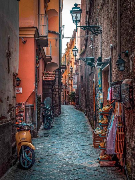 Italian Coastal Towns, Italy Coastal Towns, Italian City Aesthetic, Coastal Town Aesthetic, Italian Background, Italian Buildings, Old Town Italy, Coastal Italy, Writing Block