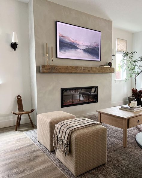 Farmhouse Tv Wall, Tv Wall Design Ideas, Luxury Farmhouse, Wall Design Ideas, Farmhouse Tv, Living Room Decor Fireplace, Modern Farmhouse Living Room, Fireplace Remodel, Tv Wall Design