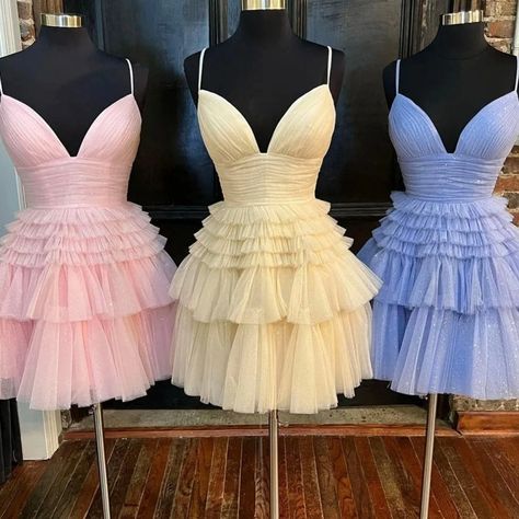 Glitter Dress Ruffle Spaghetti Strap Short Dress For Women Formal Event Cocktail Dress Homecoming Short Style Multiple Colors Available Customizable Glitter, Spaghetti Straps, Suffles $119, free shipping https://www.trustlindadresses.com/product/glitter-dress-ruffle-spaghetti-strap-short-dress-for-women-formal-event-cocktail-dress-homecoming-short-style-multiple-colors-available-customizable Simple Hoco Dresses, Short Princess Dress, Short Dress For Women, Dress Short Prom, Homecoming Dress Short, Wedding Reception Dress, Dress Homecoming, Cute Prom Dresses, Short Homecoming Dress