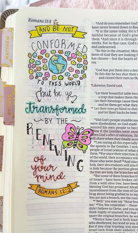 Romans 1 Bible Journaling, Romans 2 Bible Journaling, Romans Notes, Romans 12:2, Romans Bible Journaling, Romans Bible Study, Bible Annotations, Romans 11, Romans Bible