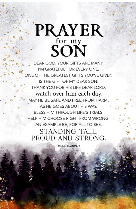 Prayer For Son, Son Quotes From Mom, Prayer For My Son, Prayer For My Children, My Children Quotes, Mothers Love Quotes, I'm Grateful, Prayers For Children, Son Quotes