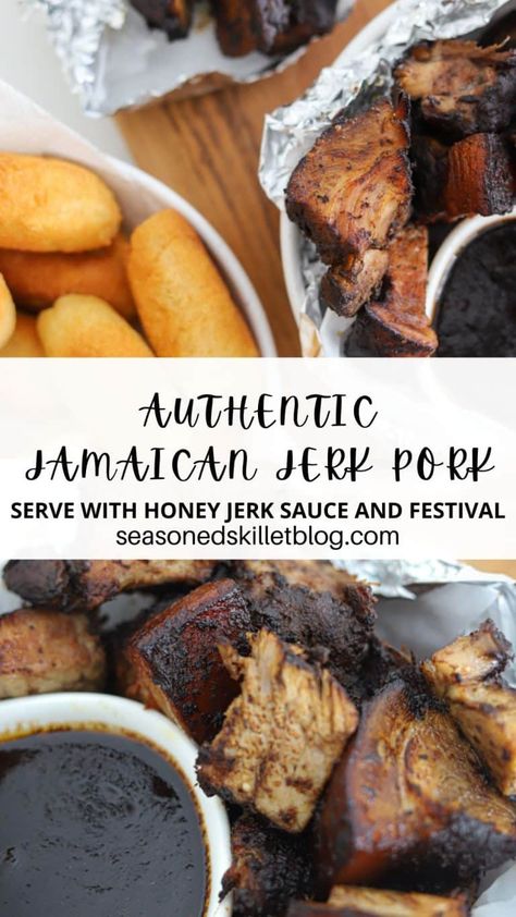 Jerk Pork Recipes, Pork Shoulder Oven, Pork Shoulder Picnic Roast, Pork Shanks Recipe, Jamaican Jerk Pork, Jerk Recipe, Picnic Roast, Pork Shoulder Recipes, Jerk Pork