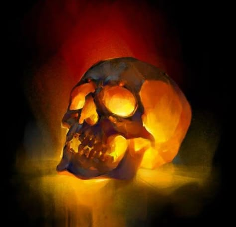 Glowing Skull, Painting Inspo, Skull Art, Art References, Art Stuff, Drawing Ideas, Painting Ideas, Skeleton, Still Life