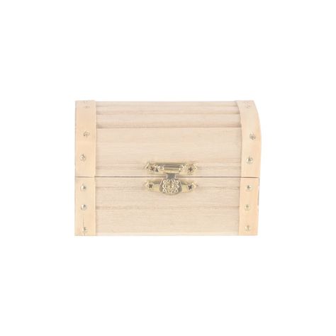 3.5" Wood Treasure Chest by Make Market® | Michaels Wood Treasure Chest, Michaels Store, Tiny Trinkets, Metal Store, Elephant Room, Party Projects, Craft Accessories, Arts And Crafts Supplies, Holiday Art