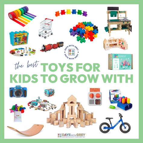 The best open ended toys that kids can grow with over the years for 2024-2025. Best Open Ended Toys, Construction Toys For Boys, Toddler Boy Toys, Math Toys, Independent Play, Ideal Toys, Open Ended Toys, Holiday Toys, Open Ended Play