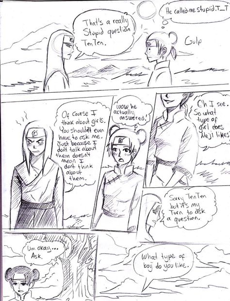 Boys and Girls pg 3 NejixTen by Darketacoffee Neji And Tenten, Yes I Will, Dirty Mind, Happy Reading, Screwed Up, Hug You, You Are Awesome, Visual Artist, Anime Naruto