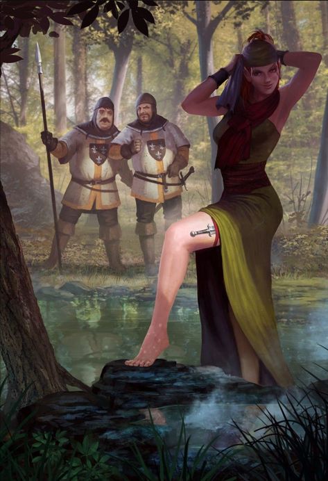 Malena Scoia Tael, Witcher Art, Elf Art, Novel Characters, The Elder Scrolls, Fantasy Forest, Knight Art, Fantasy Concept Art, High Fantasy