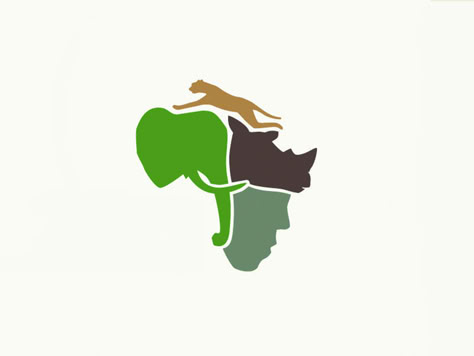 African Wildlife Conservation Ngo Logo, Earth Sustainability, African Logo, Trees Logo, Zoo Logo, Africa Tattoos, Africa Art Design, Animal Conservation, Typography Logos