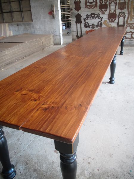 Long and Narrow Farm tables | Designs In Wood Long Narrow Farmhouse Table, Narrow Harvest Table, Slim Kitchen Table, Narrow Kitchen Table Rectangle, Long Narrow Dining Table Diy, Narrow Dining Table Ideas, Narrow Long Dining Table, Narrow Dinner Table, Diy Narrow Dining Table