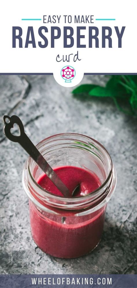 spoon with heart shaped handle dipped in raspberry curd in small glass jar Raspberry Curd Recipe Cake Fillings, Raspberry Cremeux Recipe, Raspberry Curd Cookies, Raspberry Curd Recipe, Cupcake Fillings, Joshua Birthday, Raspberry Custard, Financier Recipe, Berry Cake Recipe