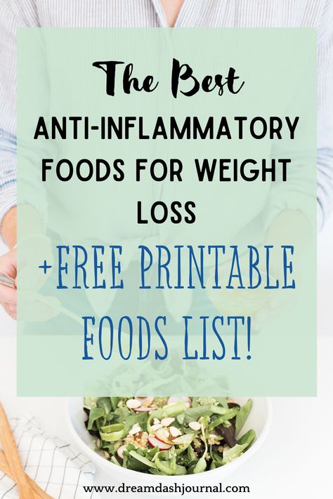 Free printable anti-inflammatory foods list to download! Learn the best anti-inflammatory foods to eat to lose weight, improve your health and feel your best eating grain free anti-inflammation foods. #antiinflammation #grainfree #weightloss #chronicpain #naturalcures Anti Inflammation Vitamins, Anti Inflammation Diet For Beginners, Inflammation Foods, Inflammation Recipes, Diet Changes, Anti Inflamatory, Anti Inflammation Recipes, Low Estrogen Symptoms, Autoimmune Diet