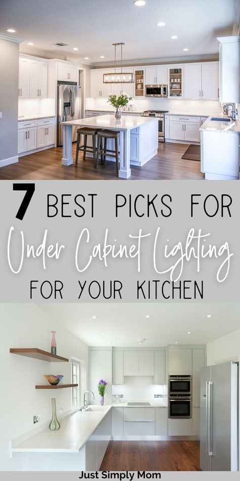 Cabinet Lighting Kitchen, Kitchen Counter Lighting, Best Under Cabinet Lighting, Easy Home Renovations, Kitchen Organizing Ideas, Stylish Kitchen Decor, Kitchen Under Cabinet Lighting, Light Kitchen Cabinets, Under Counter Lighting