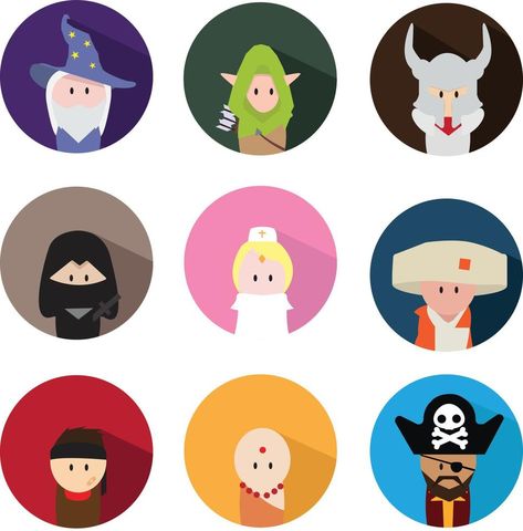 Chacracter avatar game icons Avatar Game, Avatar Design, Game Icons, Avatar Images, Vector Cartoon, Game Icon, App Design, Card Games, Avatar