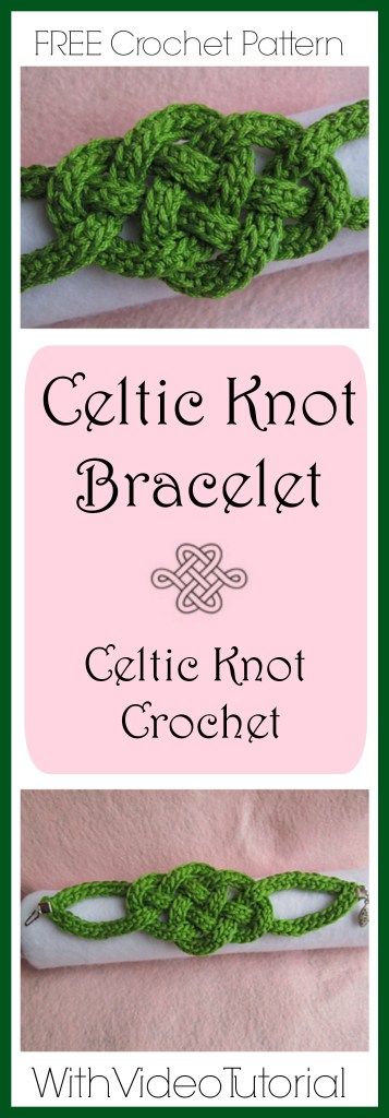 Celtic Knot Bracelet, Crochet Bracelet Pattern, Bracelet Crochet, Popular Patterns, Crochet Jewelry Patterns, Crochet Cord, Cozy Crochet, Celtic Knots, I Cord