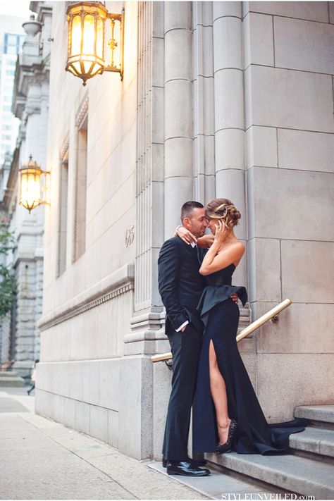 Glamourous engagement pic Glam Engagement Photos, Formal Engagement Photos, Engagement Photoshoot Ideas, Picnic Engagement, Shooting Inspiration, Couple Engagement Pictures, Anniversary Pictures, Engagement Pictures Poses, Vancouver Wedding Photographer