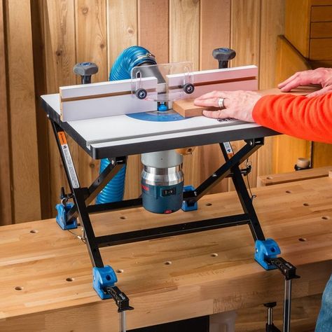 Rockler Convertible Benchtop Router Table - Pro Tool Reviews Benchtop Router Table, Used Woodworking Tools, Router Tables, Woodworking Saws, Woodworking Tools Workshop, Essential Woodworking Tools, Best Woodworking Tools, Woodworking Books, Rockler Woodworking