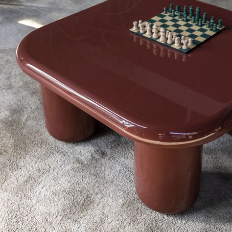 BILBAO | Tables | Mogg | Unlimited Design Colorful Coffee Table, Italy Coffee, Highland Homes, Wood Structure, Red Lacquer, Wood Coffee Table, Vintage Interiors, Coffee Table Design, Small Tables