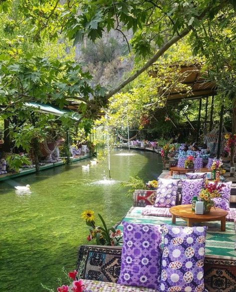 Cozy Restaurant in Paradise Park, Turkey Restaurant Paradise, Turkish Restaurant, Pool Paint, Beautiful Bathroom Designs, Turkey Travel, Cozy Place, Bratislava, Beautiful Places To Travel, Travel Bucket