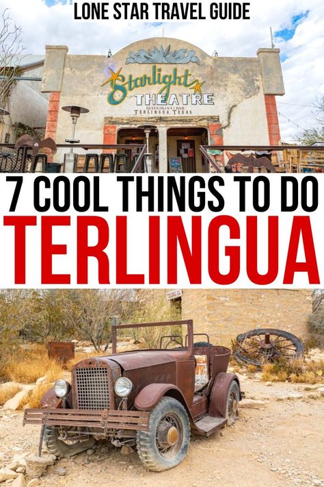 Curious about visiting Terlingua Ghost Town near Big Bend National Park? Here's what to know before you go! best things to do in terlingua texas | terlingua things to do | ghost town west texas | west texas ghost town terlingua | what to do in terlingua tx | texas ghost towns | terlingua chili festival texas | where is terlingua tx | ghost town close to big bend national park | texas ghost town big bend national park Terlingua Texas, Hiking In Texas, Big Bend National Park Texas, Explore Texas, Guadalupe Mountains National Park, Things To Do In Texas, Guadalupe Mountains, Texas Trip, Texas Vacations