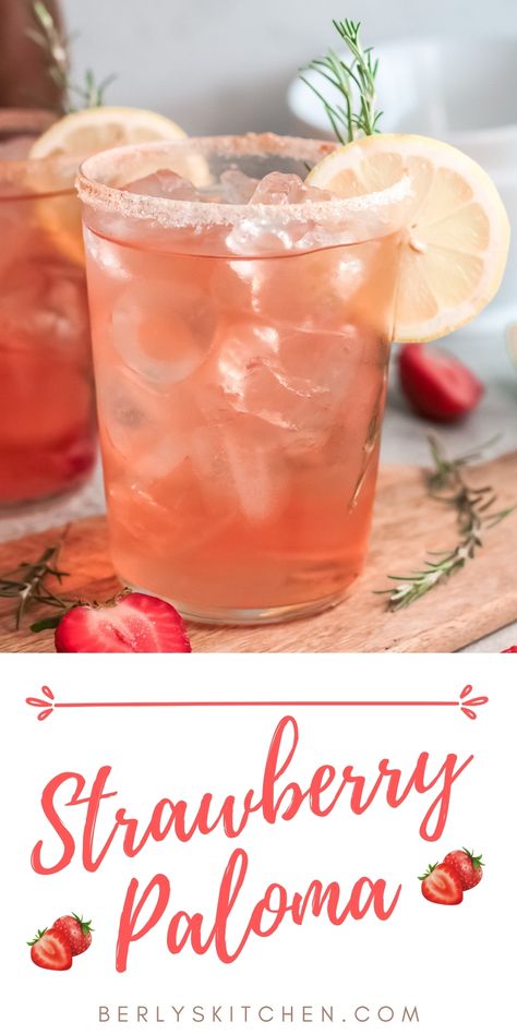 Strawberry Paloma, Cocktails Decor, Tequila And Lemonade, Vodka Cranberry Cocktail, Recipes With Fruit Cocktail, Easy Cocktail Recipe, Cherry Vodka, Cranberry Vodka, Vodka Lemonade